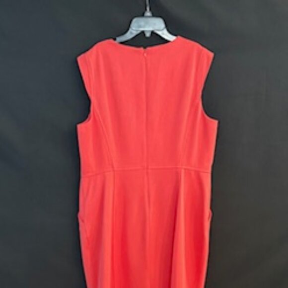 Tommy Hilfiger Red Fit Scuba Flare Dress 12 (Red) - Picture 3 of 7